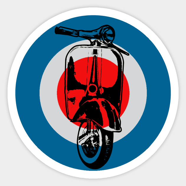 Scooter Roundel Sticker by Skatee